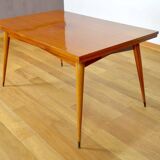 Vintage Mahogany Table French Work 1960