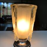 Art deco lamp jean gauthier ezan opalescent glass 1930s