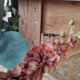 Farmhouse table in solid oak and pine, raw, washed, 212x93