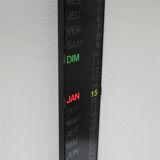 perpetual calendar wall design vintage 80s