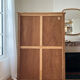 Armoire vitrée en chêne brut