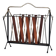Teak and metal magazine rack 1960