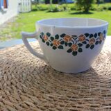 Large cup from the Faïencerie Nouvelle Givors model Rita.