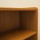 Danish ash veneer bookcase with adjustable shelves, 1970s