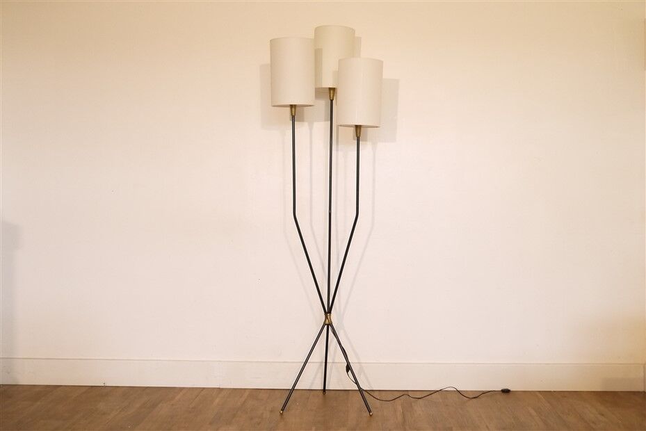 Vintage tripod floor lamp 1960