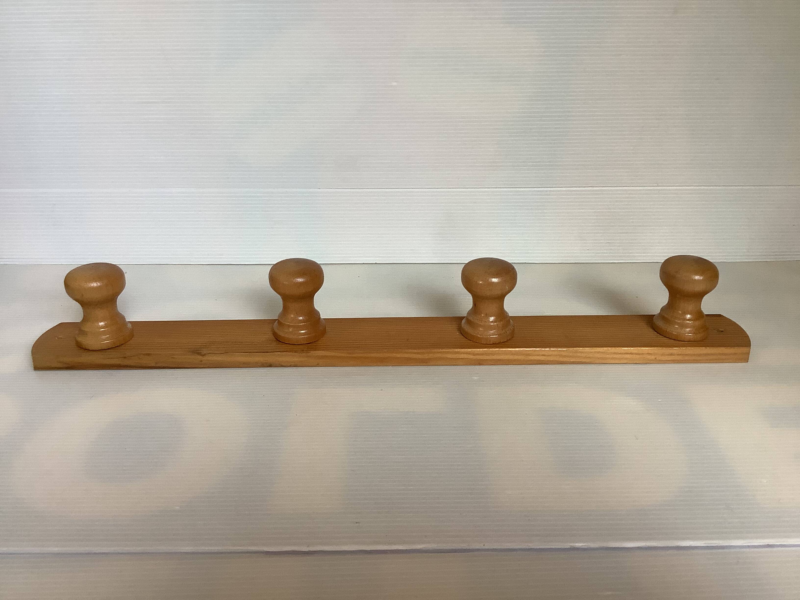 Porte manteau bois pin