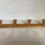 Pine wood coat rack