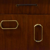 Mid-century decorated sideboard with internal lighting by Società Italiana Compensati Curvati