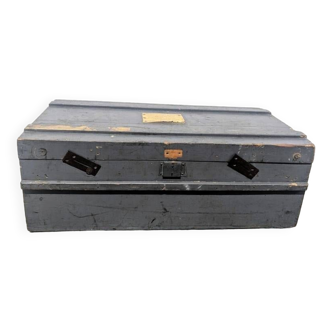 Malle de voyage en bois