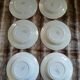 6 antique deep plates U&C Sarreguemines