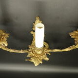 Paire d'appliques à 3 feux style Louis XV