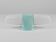 Wilhelm Wagenfeld Bauhaus Turquoise Double Sconce Wall Light, Germany, 1950