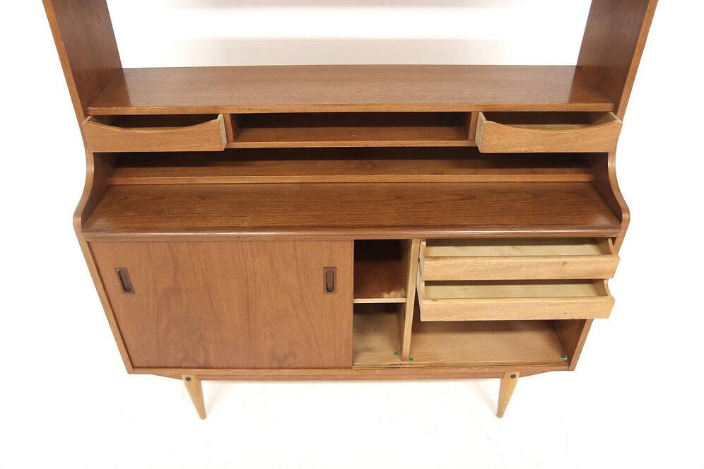Scandinavian teak secretary desk, Sweden, 1960