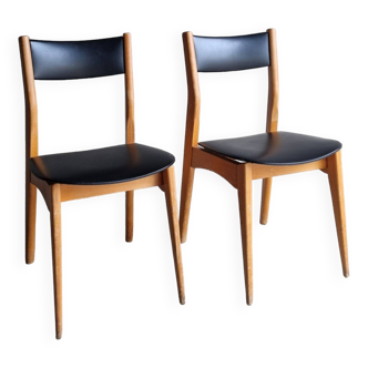 paire chaises scandinaves