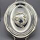 Large silver-plated metal basket Roux-Marquiand – Superb rococo decoration –