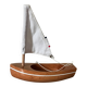 Tirot 200 basin sailboat, vintage toy.