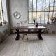 Table de monastère XXL en chêne, 19ème s.