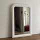 Miroir Louis Philippe fin 19ème. Blanc. 105x68.