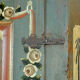 Pine bridal cabinet, dated 1794