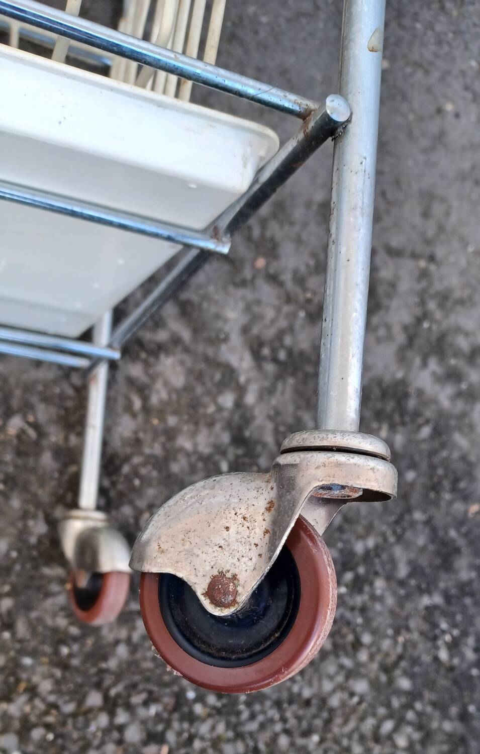 Vintage trolley dessert cart