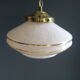 Suspension in Clichy glass and gilded metal