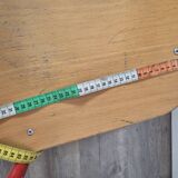 red metal and wood school chair for children