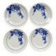 Set of 4 old Limoges flat plates