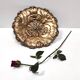 Chiseled and Embossed Cast Bronze Centerpiece / Bowl, Italy