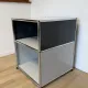USM Haller side table in Light Grey and Anthracite Grey