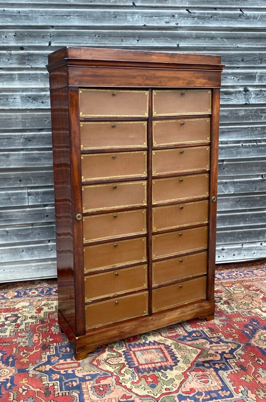 Mahogany cardboard furniture of  Louis Philippe XIX century
