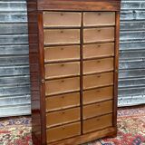 Mahogany cardboard furniture of  Louis Philippe XIX century