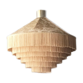 Scandinavian/vintage fringed suspension lamp Sweden