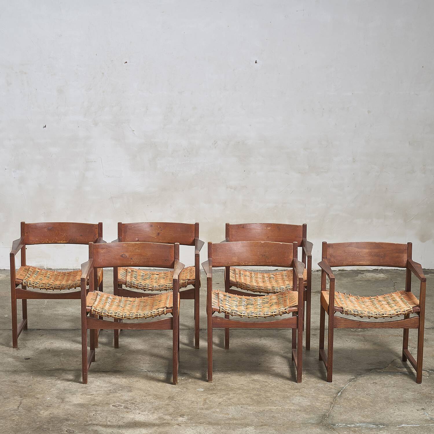6 fauteuils Peter Hvidt & Orla Molgaard-Nielsen pour Soborg
