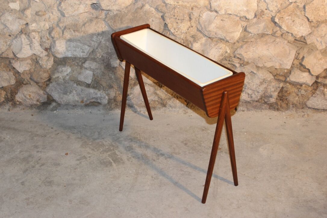 Plant / gardener / door plant Danish vintage 1950s-1960s teak