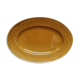 Serving dish in mustard gien earthenware