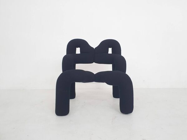 Lounge chairs model ''Ekstrem'' by Terje Ekstrøm for Varier Stokke, Norway 19