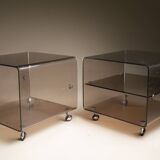 Pair of Michel Dumas bedside tables