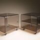 Paire de tables de  chevet Michel Dumas