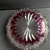 Salad bowl or bowl – Cut crystal overlay - Saint Louis