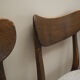 Set of six walnut chairs, Danish design, 60s, production: Denmark