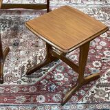 Suite of teak nesting tables from the 70s