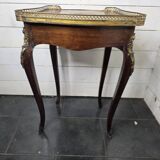 Louis XV style bedside table in marquetry