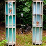Pair of showcases