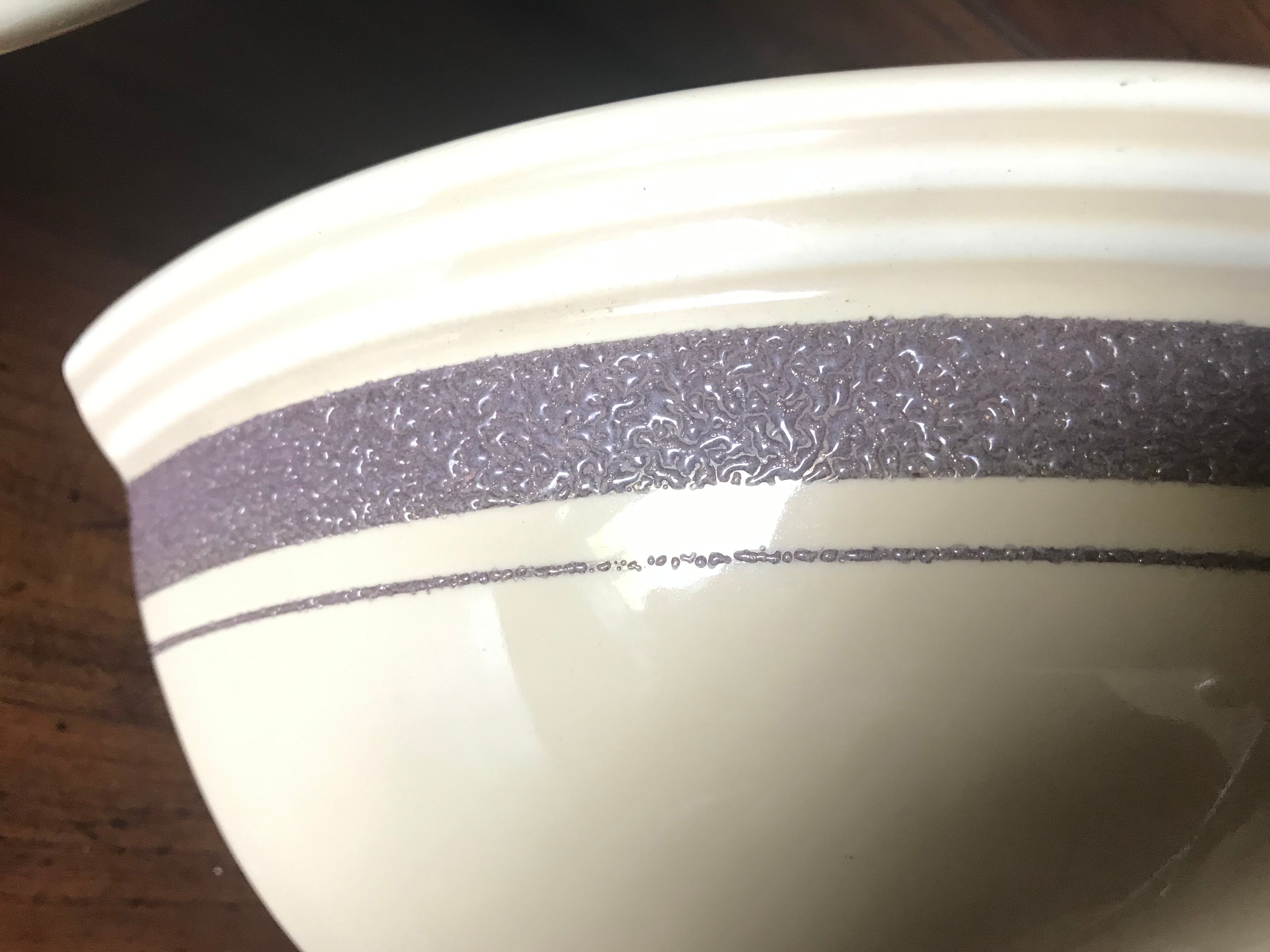 Pair of enamelled ceramic wall light