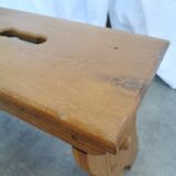 Vintage Wooden Footstool: Handcrafted Yugoslavian Pruchka, 1960s