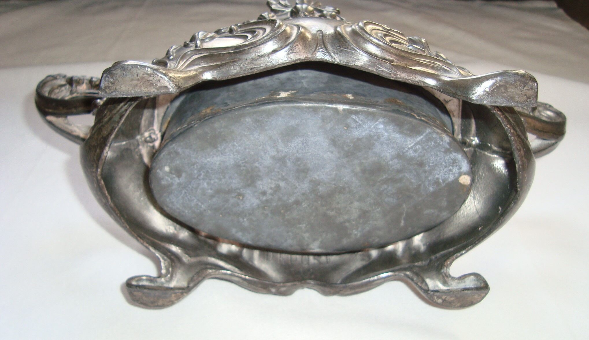 Cast Iron Planter with French Vintage Handles