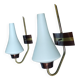 Pair of wall lamps 1960
