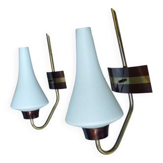 Pair of wall lamps 1960