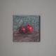 Tableau acrylique sur toile grenades nature morte décoration campagne contemporain