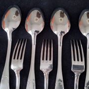 Guy Degrenne Rocaille Model Louis XV Style Stainless Steel Cutlery Set